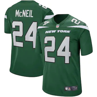 mens nike freeman mcneil gotham green new york jets game re